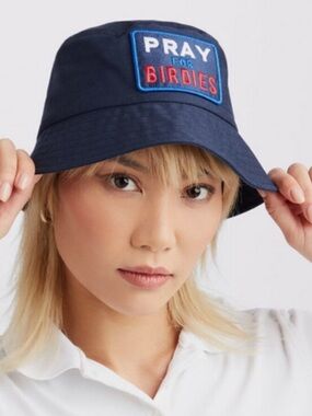 G/Fore “Pray for Birdies” 🇺🇸Red, White, & Navy Golf Bucket Hat, 🇺🇸 Size S/M, NWT